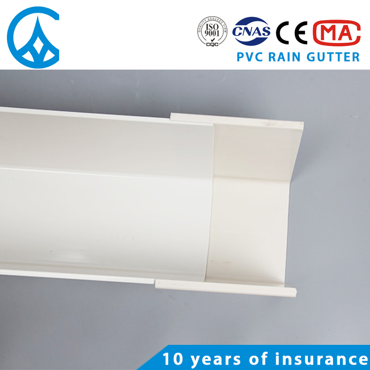 ZXC – gouttière d'eau de pluie en plastique PVC, fournisseur chinois, prix bon marché, toiture anticorrosion