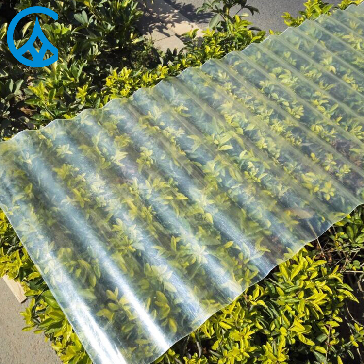 ZXC Buen precio de hoja de techo de policarbonato corrugado para los precios de las hojas de plástico para invernaderos en la India