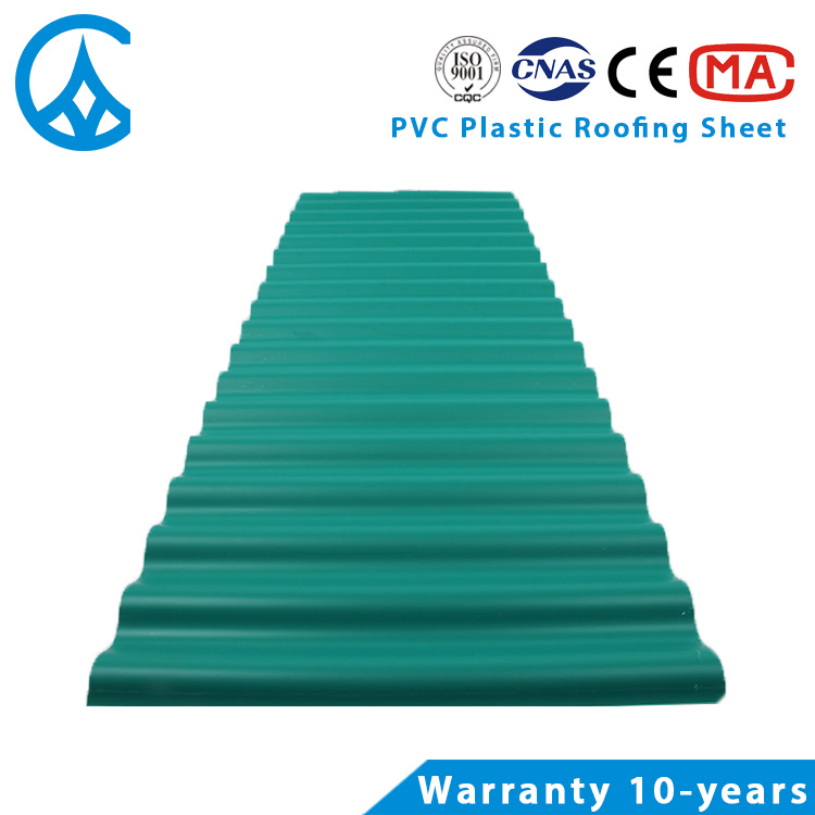ZXC Çin Tedarikçisi Kalıcı Renkli Plastik ASA-PVC Çatı Sayfası 20 Yıllık Garanti