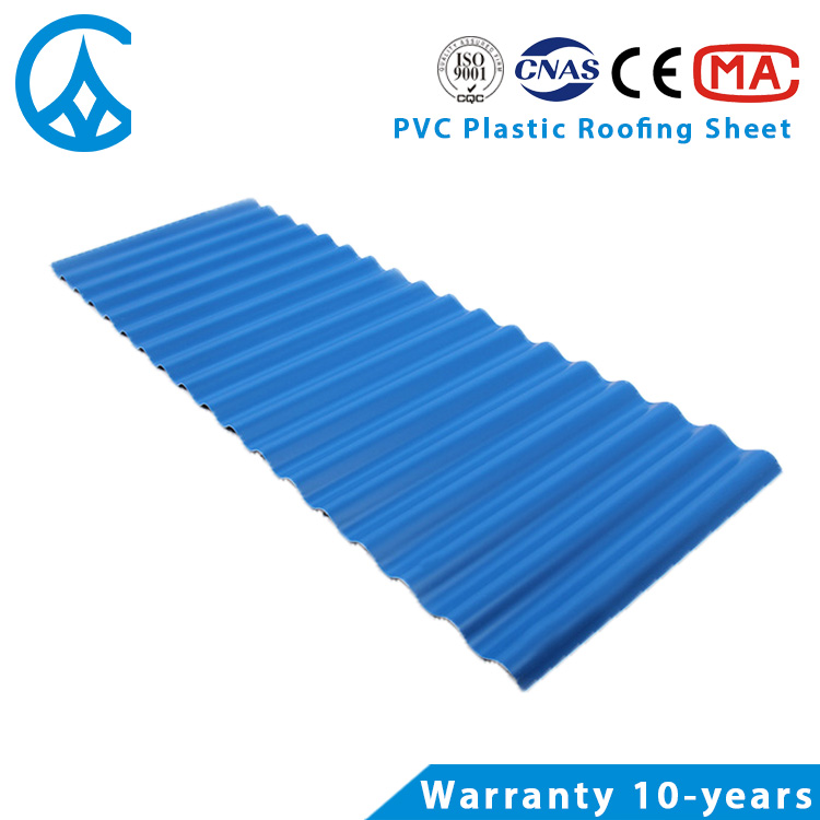 ZXC China supplier Lasting color plastic ASA-PVC roofing sheet provide 20 years warranty