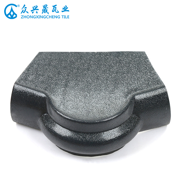 ZXC China supplier Main Ridge Roof Tile Head - Spanish style ASA roof tile accessories