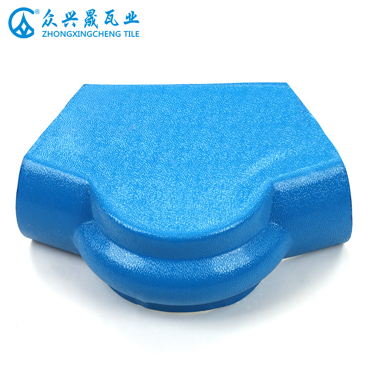 ZXC China supplier Main Ridge Roof Tile Head - Spanish style ASA roof tile accessories