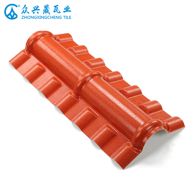 ZXC Main Ridge Roof Tile - Spanish style ASA roof tile accessories
