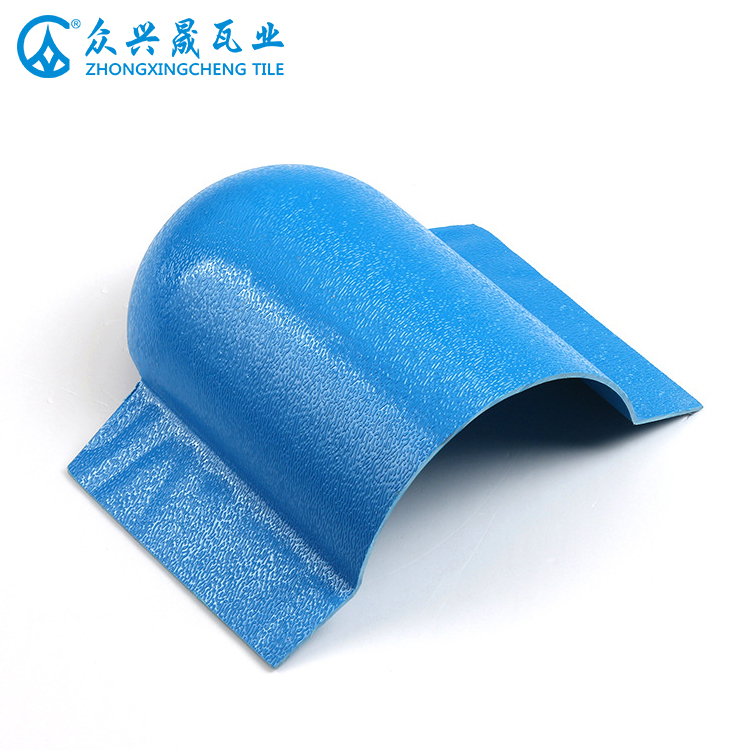 ZXC الصين المورد Tilted Ridge Roof Tile Head - ملحقات بلاط السقف ASA على الطراز الإسباني