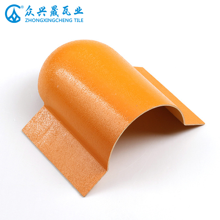 ZXC الصين المورد Tilted Ridge Roof Tile Head - ملحقات بلاط السقف ASA على الطراز الإسباني