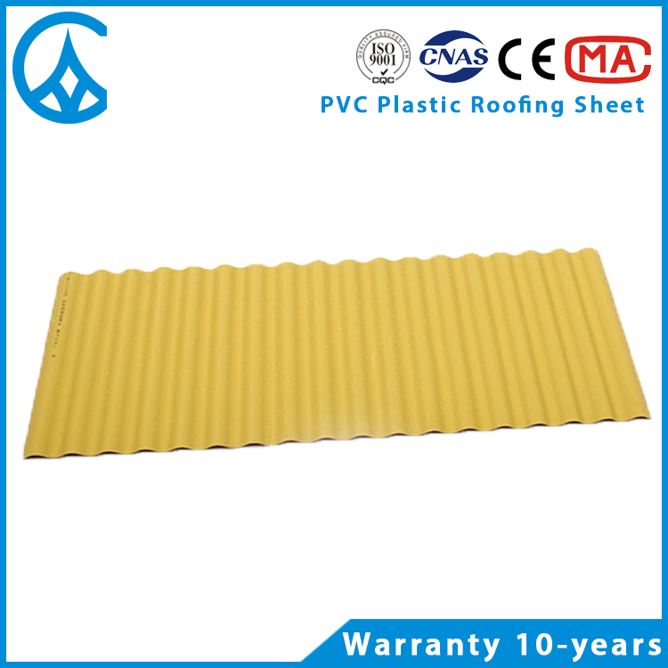 ZXC anti-korozyon kompozit plastik PVC çatı kiremit