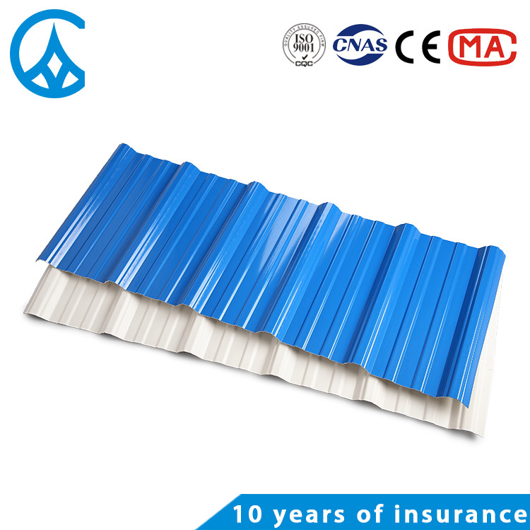 ZXC Hot sell ageing resistance PVC plastic roof sheet