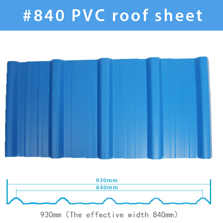 ZXC PVC Plastic water-prrof Roofing Sheet