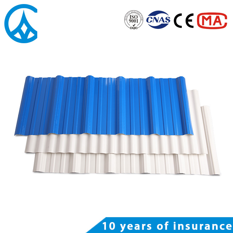 ZXC PVC resin raw material roofing sheet with advanced technology