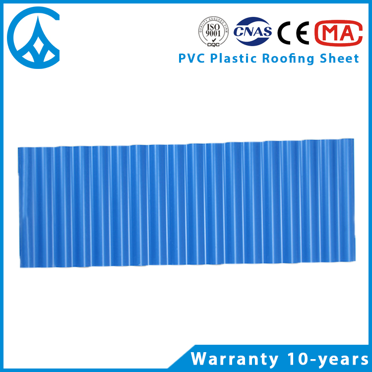 ZXC Ucuz Yapı Malzemeleri Plastik PVC çatı kaplama karoları Çin