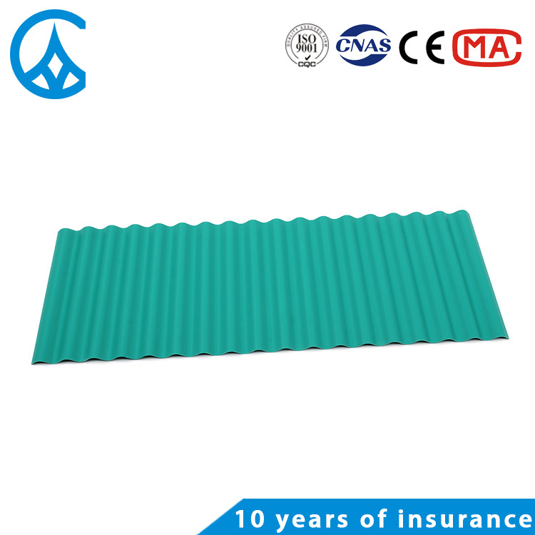 ZXC Kulay na pinahiran na plastik na corrugated PVC Roofing sheet