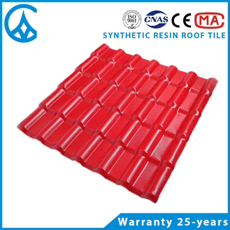 ZXC environment friendly corrugated ASA plastic resin roofing sheet