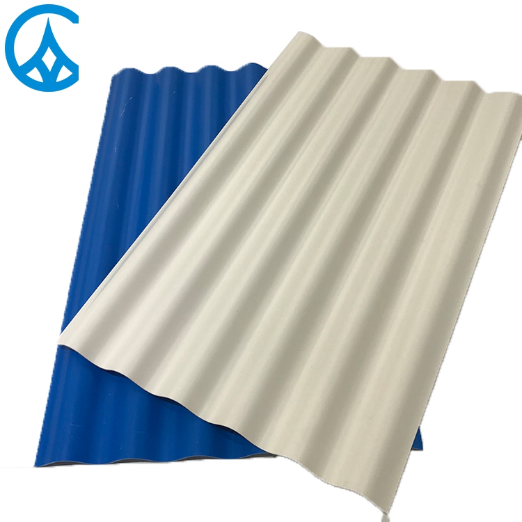 Lámina para techos de PVC trapezoidal y ondulada redonda ZXC en diferentes colores