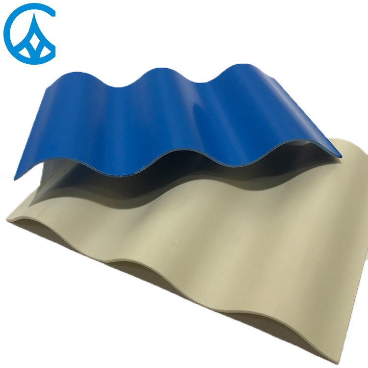 Lámina para techos de PVC trapezoidal y ondulada redonda ZXC en diferentes colores