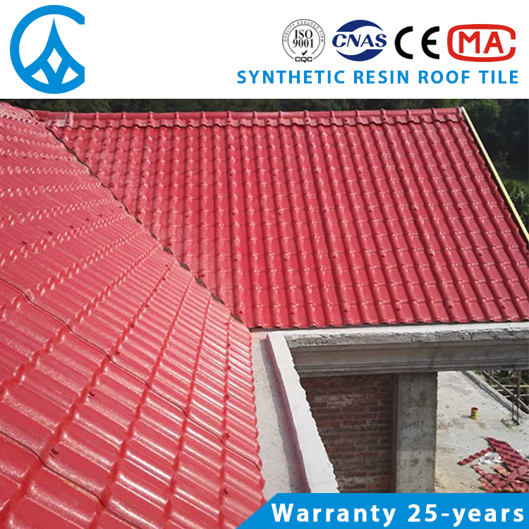 zxc Low Temperature Resistance Royal Design ASA Coated upvc Roofing Tile