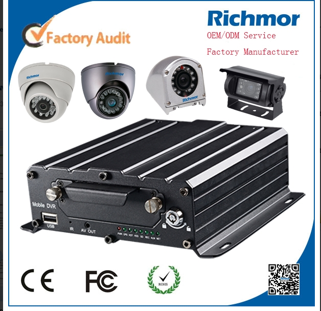 2TB hdd ssd supported  4ch/8ch RFID school bus mobile dvr with 3g gps