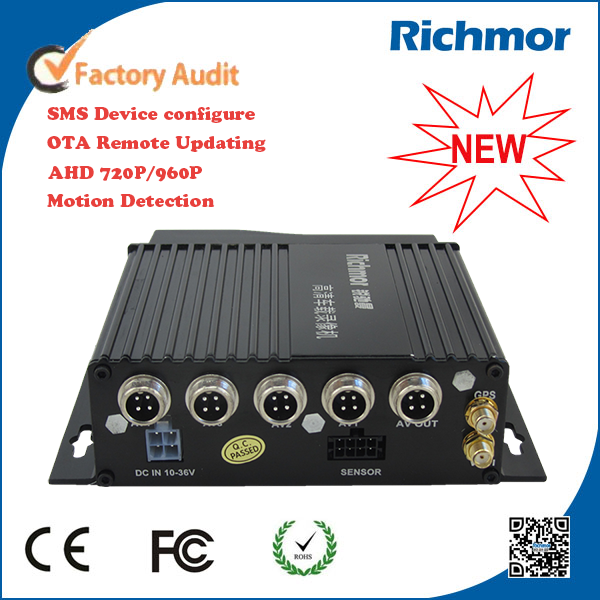 3g mdvr with sim card WCDMA 4ch mobile dvr with free cms server
