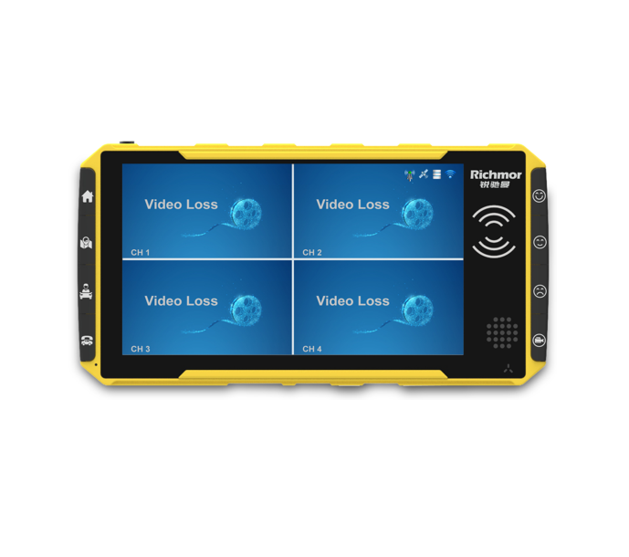 AI Solution Smart Touch Screen Monitor DVR for Muck Truck Taxi