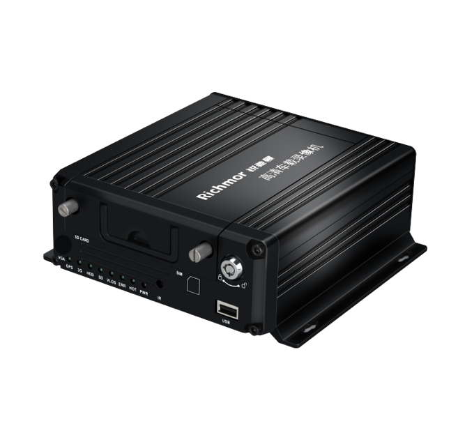 Disque dur MDVR d'entrée vidéo 4 canaux Richmor H264 et 2 DVR mobile de stockage sur carte SD