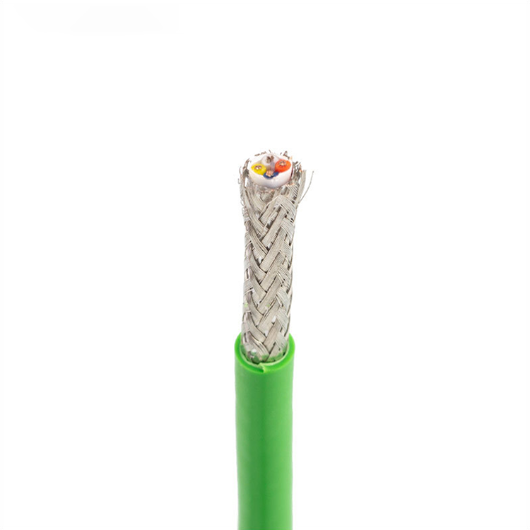 CAT5 22 AWG cable de red de pvc de 4 núcleos de cobre estañado trenzado