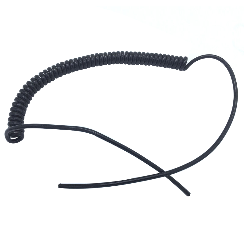 Cable en espiral de 3 4 5 6 8 personalizado y cable retráctil