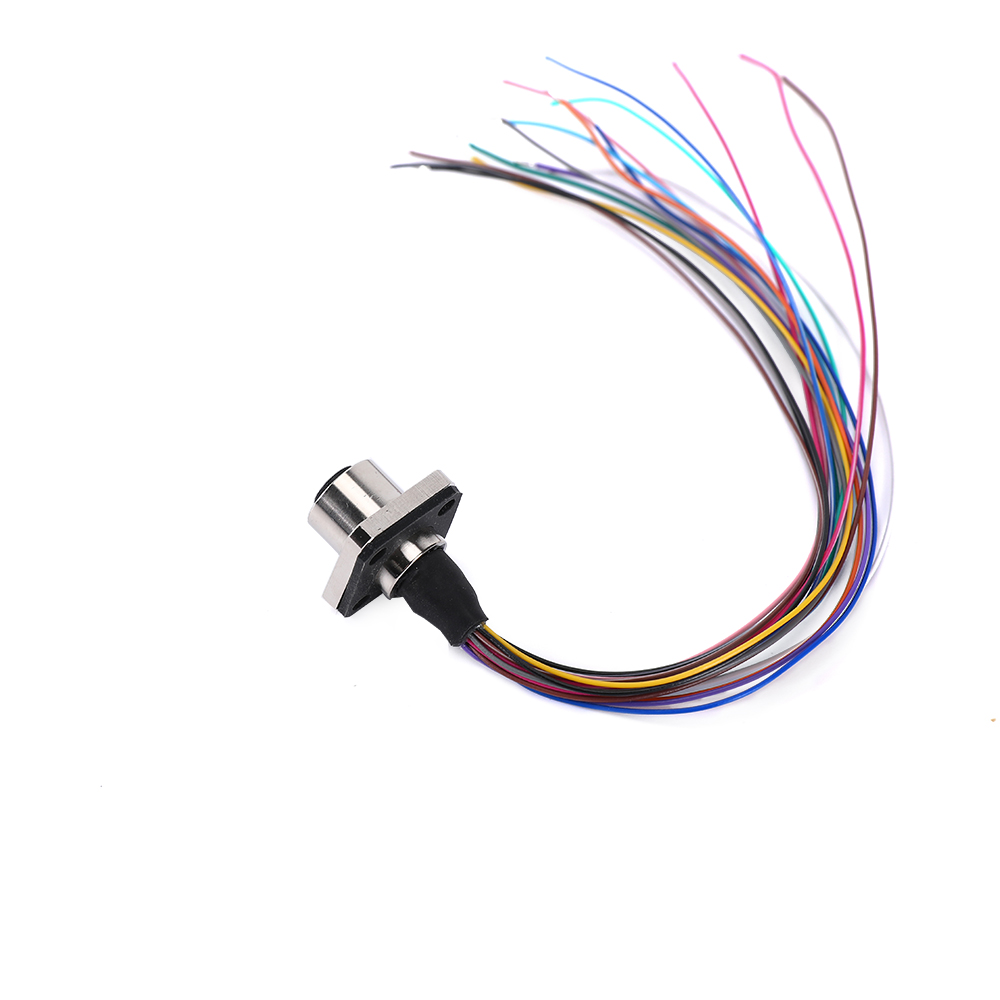 Cable volador hembra M12 de 17 pines para montaje en panel