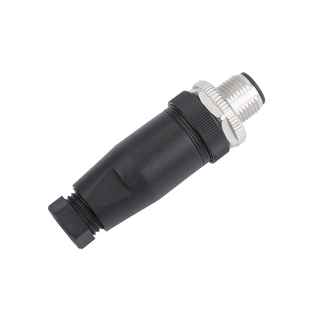 M12 3 4 5 8 Buchse Steckerstifte Sechskantmutter