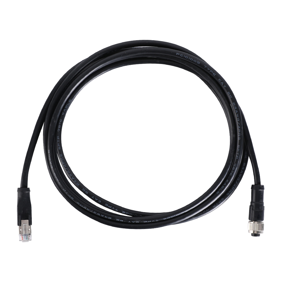 Kabel ethernetowy M12 na rj45 cat5e