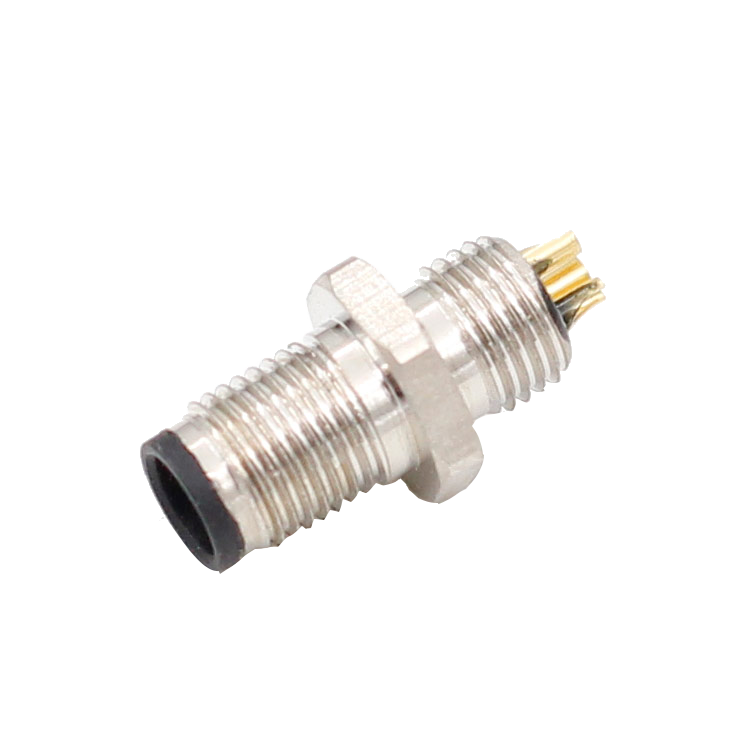 M5 3 pin 4 pin panel mount connector pcb or solder type