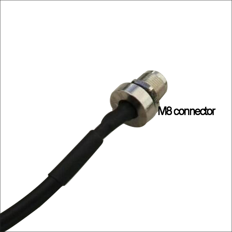 M8 3 4 5 Conector macho hembra de montaje en panel con longitud de cable opcional