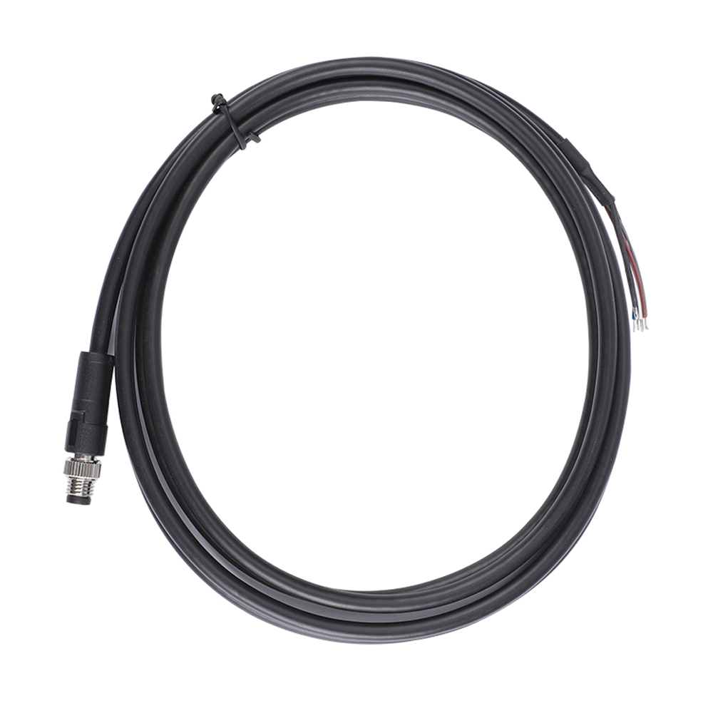 M8 4 5 8-poliger Stecker, einseitig geschirmtes Kabel