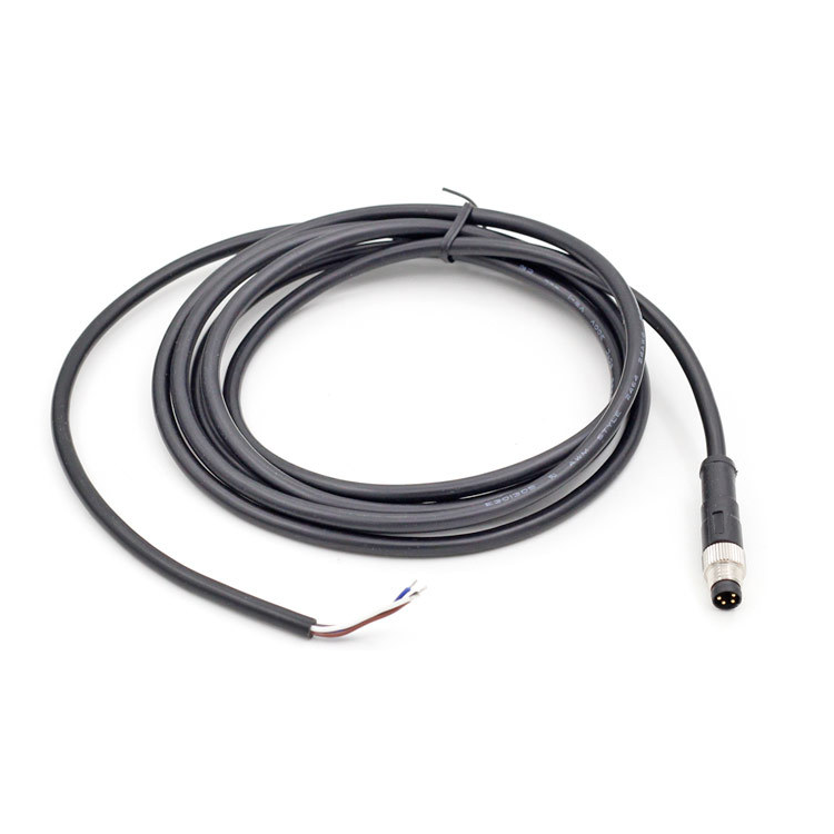 Código M8 D 4 núcleos u 8 núcleos trenzados M8 a cable de Ethernet RJ45