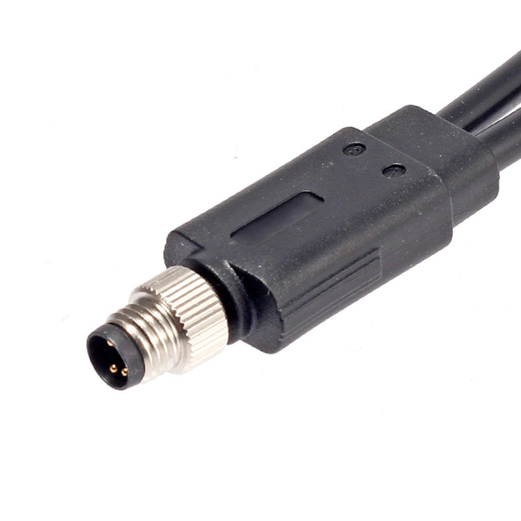 M8-Verteilerstecker 3 4 5 6 8-poliger PVC-Pur-Kabelstecker