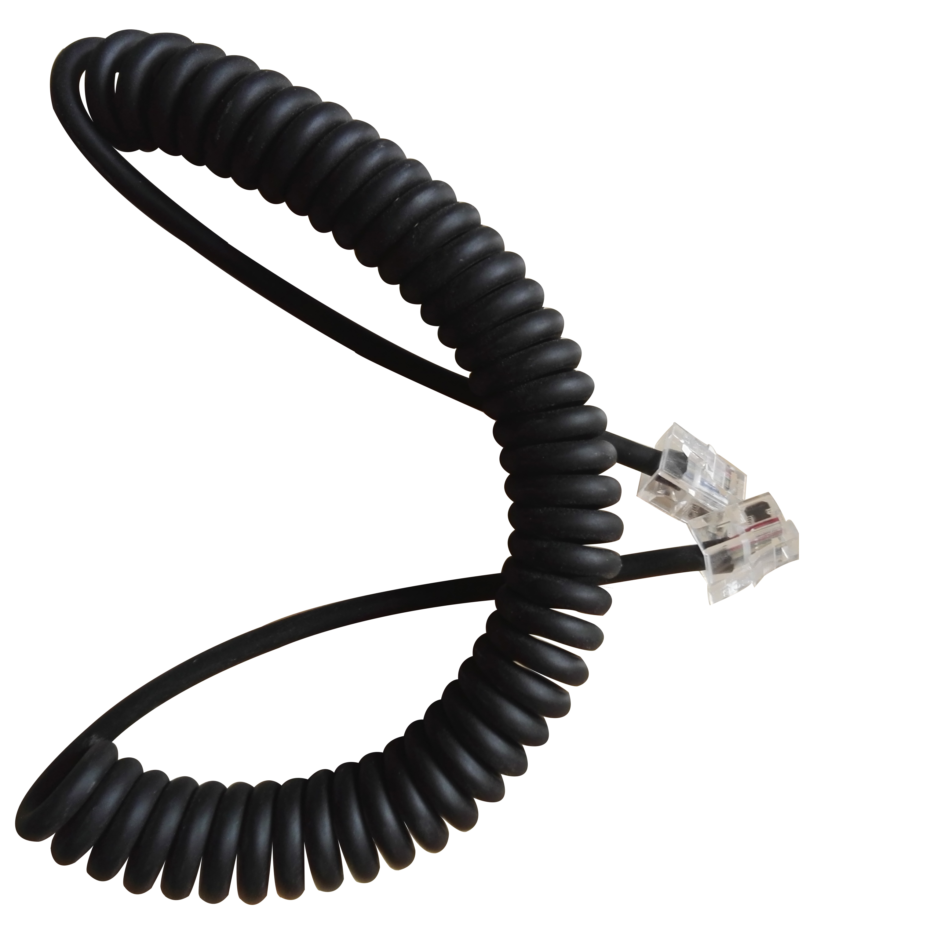Proveedor de China del cable en espiral 4P4C de la base RJ9 4, fabricante del cable de la bobina de RJ11 6p4c China