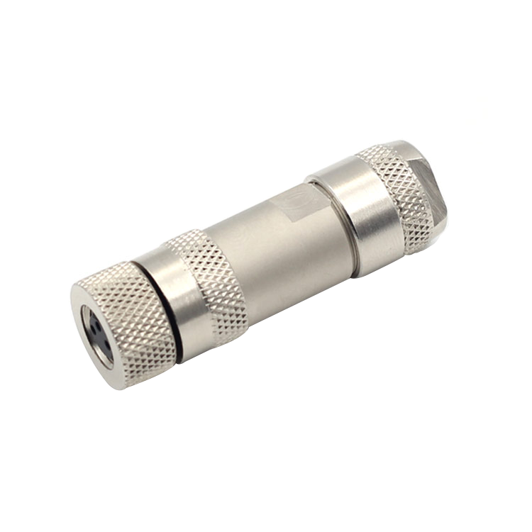 Tarcza złącza śrubowego prostego 3 4-biegunowe złącze żeńskie M8