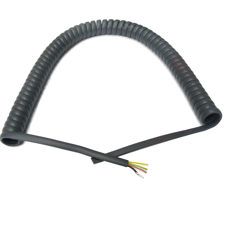 Verzinnter Kupferdraht 4-adriges pp-Material 6p4c 4p4c 28 AWG flaches, gewickeltes PVC-Telefonkabel 3 Meter