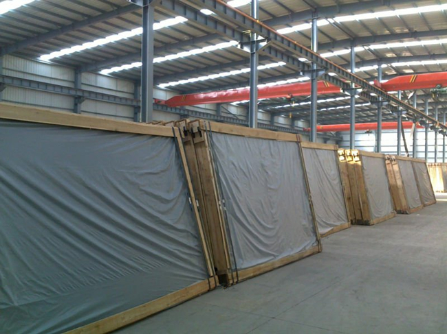 Laminated glass safety packing