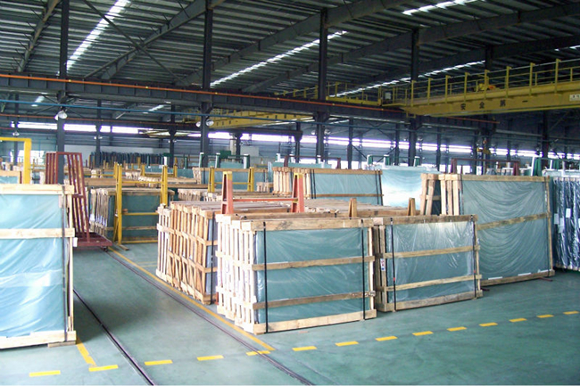 white color linear pattern ceramic frit glass factory