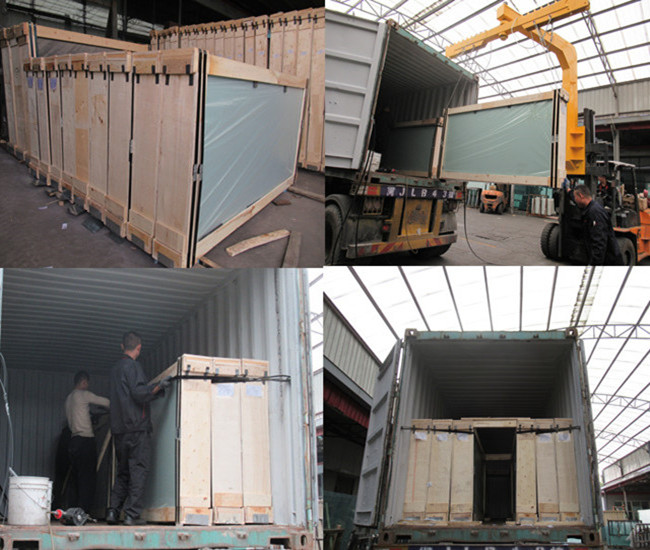 black laminated glass