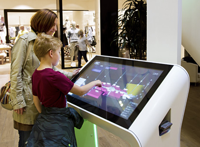 AR glass use for touch screen glass