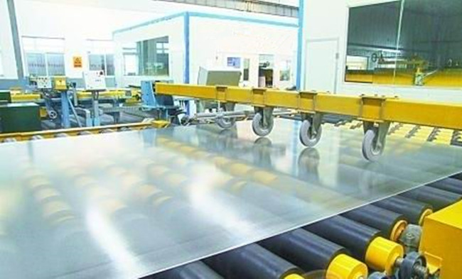 patterned glass production