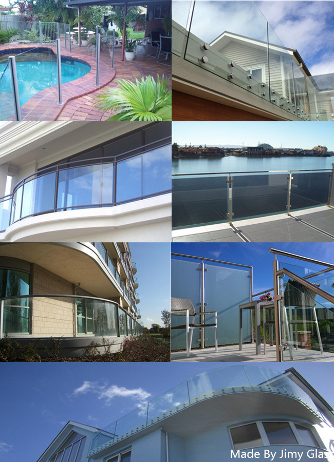 high quality balustrade glass manufacturer China 