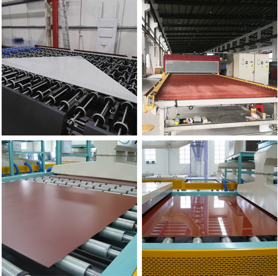 producing silk screen printed glass