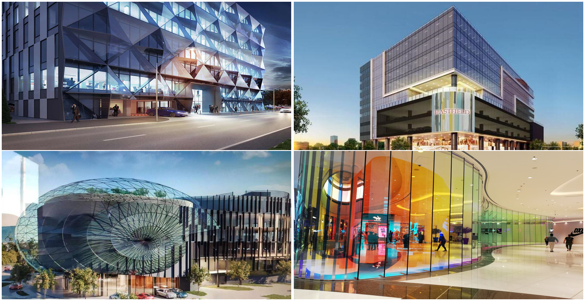 Shopping mall facade projects Jimy