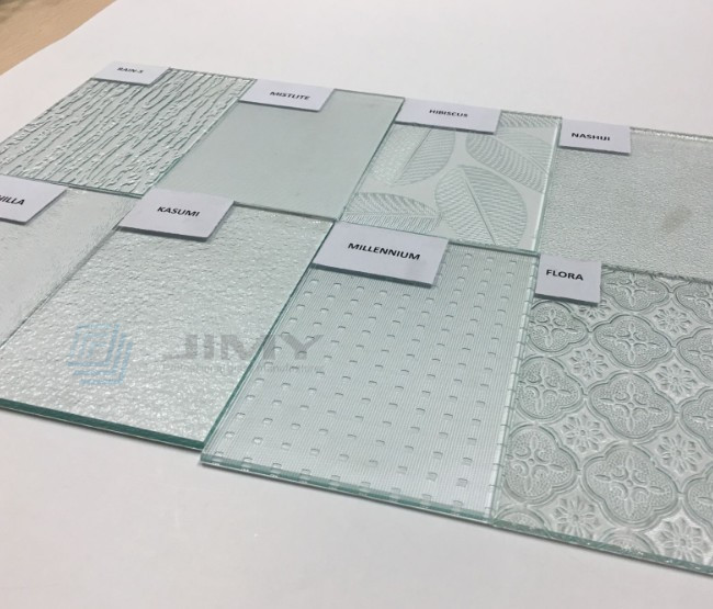 4mm Chinchilla decorative patterned glass suppliers