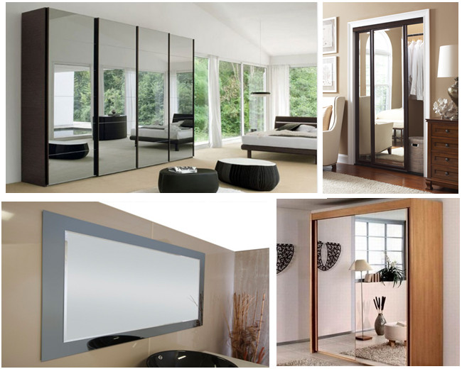 6mm colorless eco friendly silver mirror