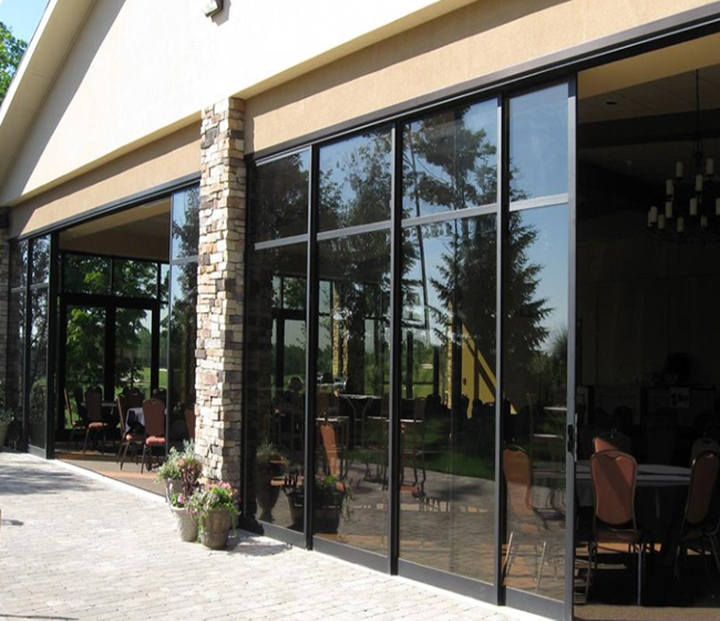  5+5mm dark gray laminated glass