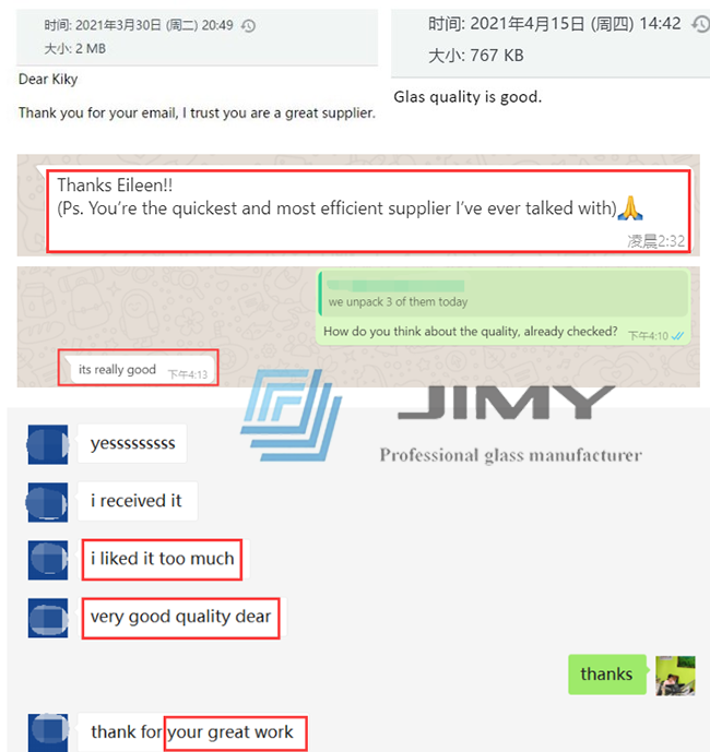 good comments on glass