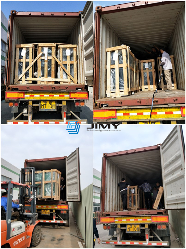 CE standard 21.52mm milky white tempered laminated glass 1010.4 ESG VSG 10+10mm white laminates for sale