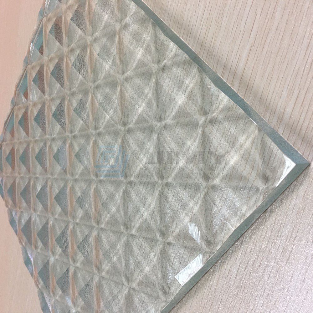 dimond clear pattern glass